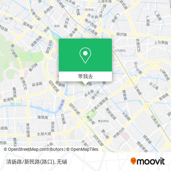 清扬路/新民路(路口)地图