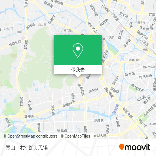 青山二村-北门地图