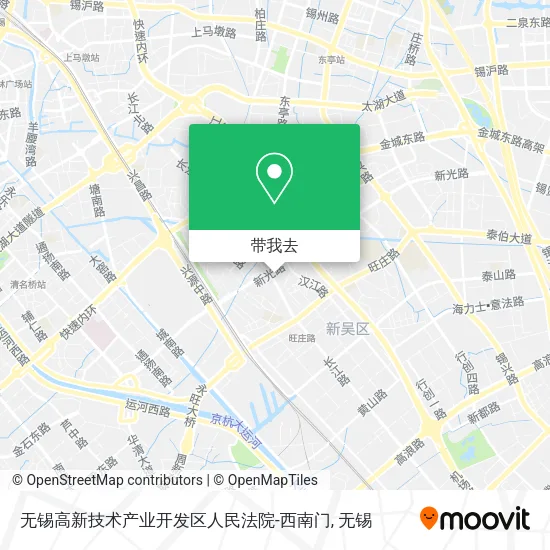 无锡高新技术产业开发区人民法院-西南门地图
