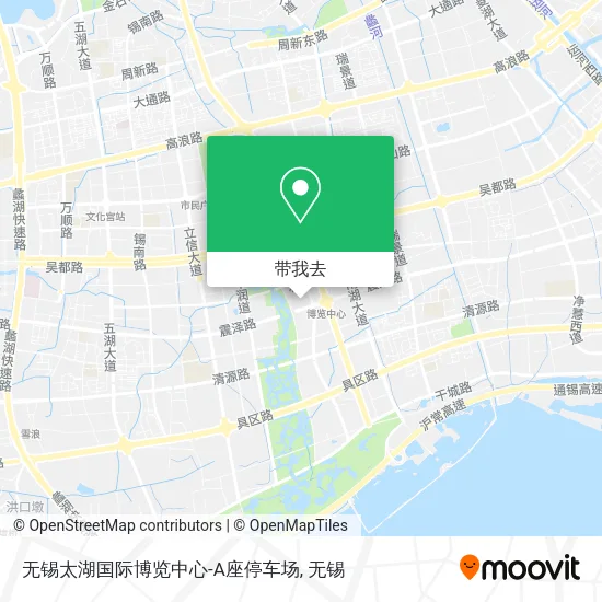 无锡太湖国际博览中心-A座停车场地图