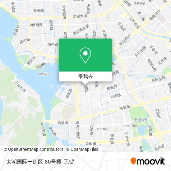 太湖国际一街区-80号楼地图