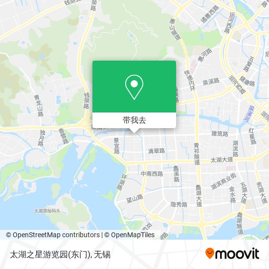 太湖之星游览园(东门)地图