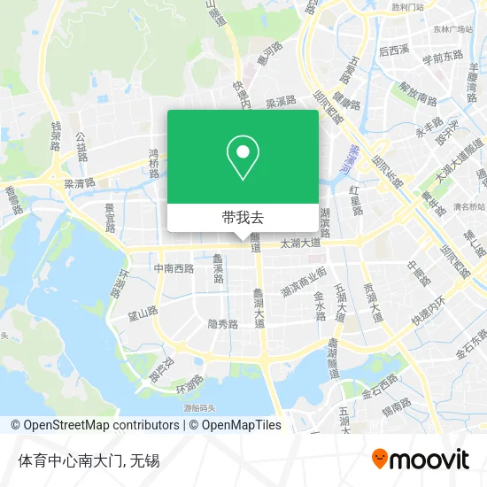 体育中心南大门地图
