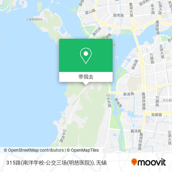 315路(南洋学校-公交三场(明慈医院))地图