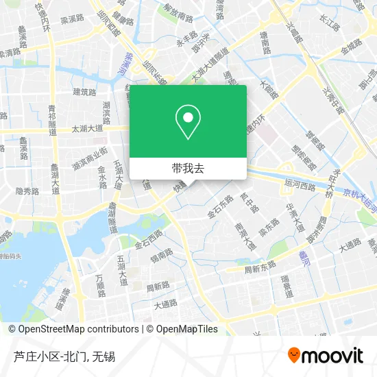 芦庄小区-北门地图