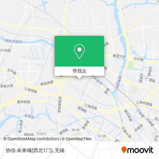 协信·未来城(西北1门)地图