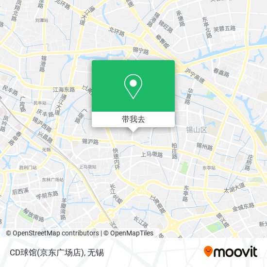 CD球馆(京东广场店)地图