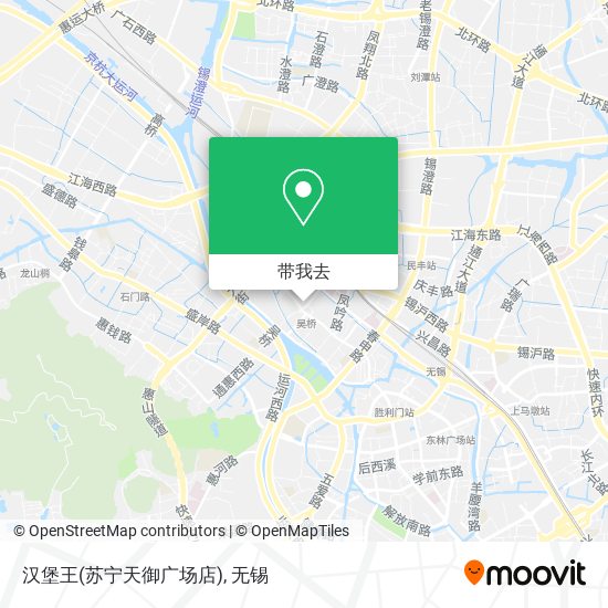 汉堡王(苏宁天御广场店)地图