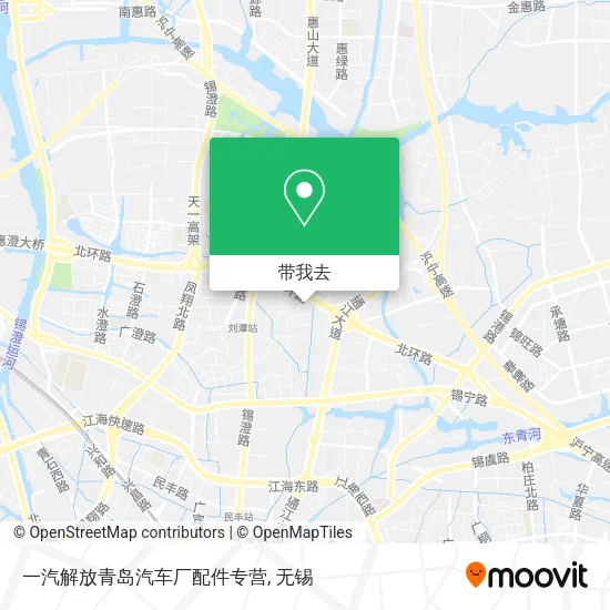 一汽解放青岛汽车厂配件专营地图