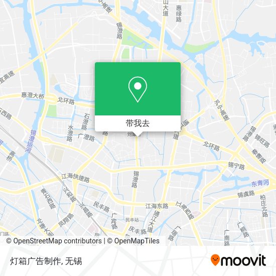 灯箱广告制作地图