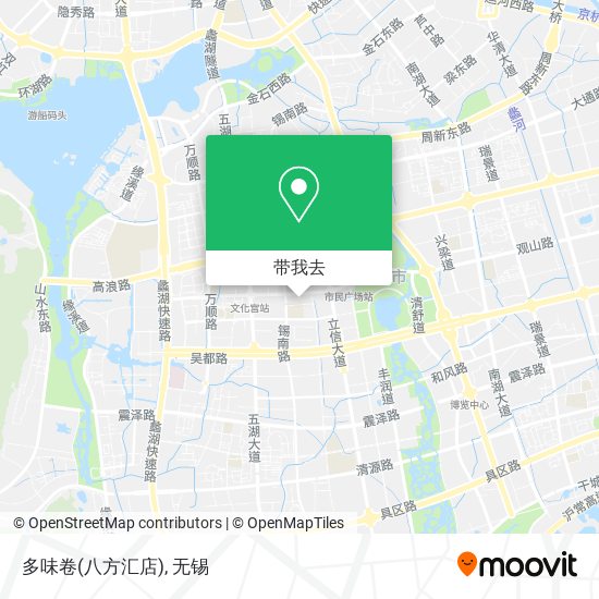 多味卷(八方汇店)地图