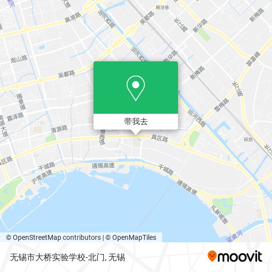 无锡市大桥实验学校-北门地图