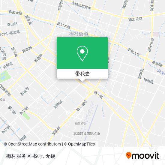 梅村服务区-餐厅地图