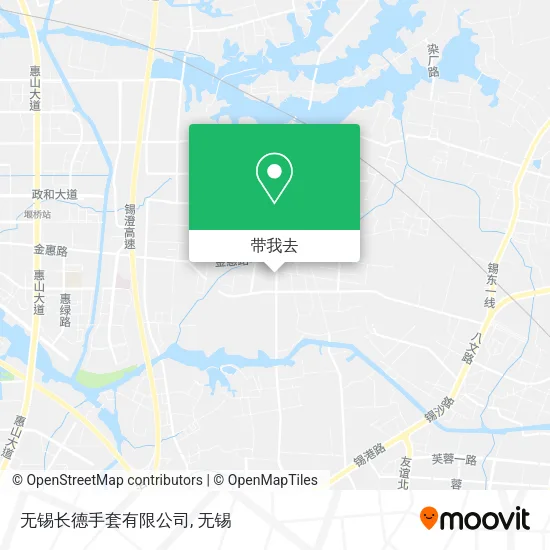 无锡长德手套有限公司地图