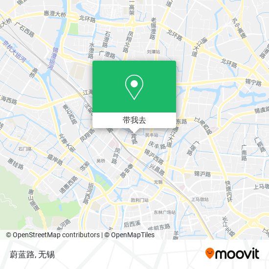 蔚蓝路地图