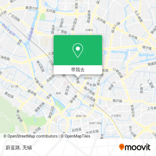 蔚蓝路地图