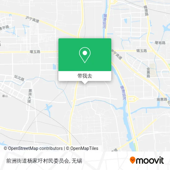 前洲街道杨家圩村民委员会地图