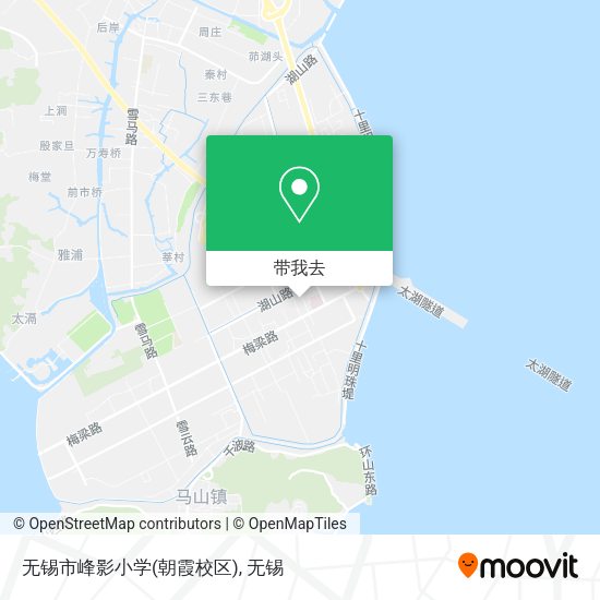 无锡市峰影小学(朝霞校区)地图
