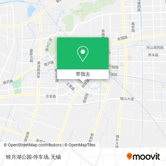 映月湖公园-停车场地图
