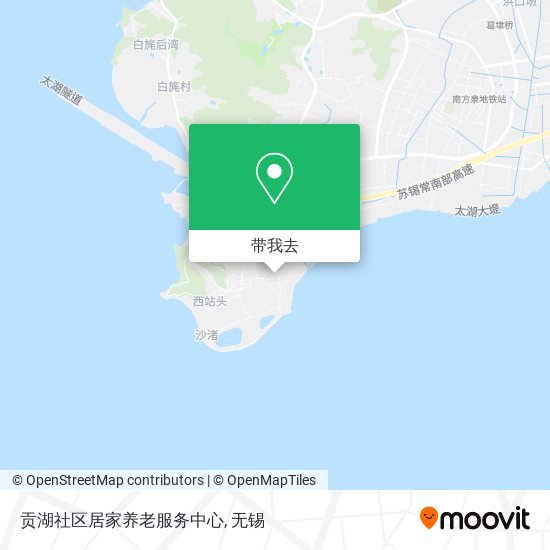 贡湖社区居家养老服务中心地图