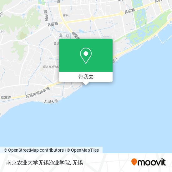 南京农业大学无锡渔业学院地图