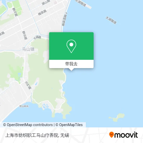 上海市纺织职工马山疗养院地图