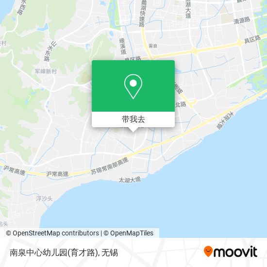 南泉中心幼儿园(育才路)地图