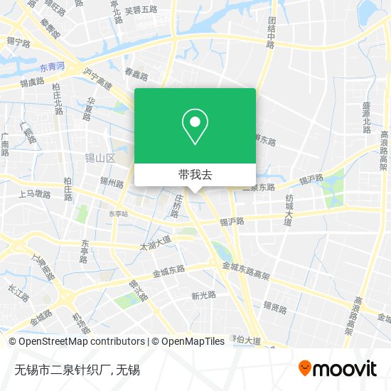 无锡市二泉针织厂地图