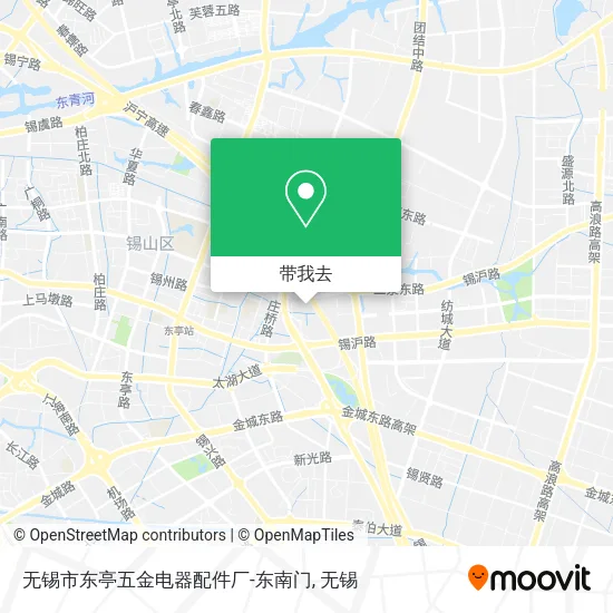 无锡市东亭五金电器配件厂-东南门地图