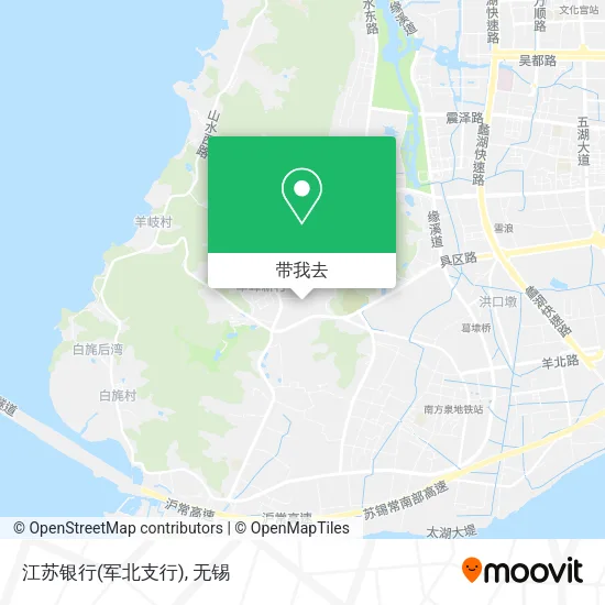 江苏银行(军北支行)地图