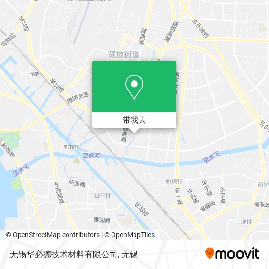 无锡华必德技术材料有限公司地图