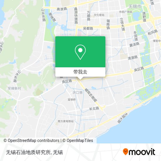 无锡石油地质研究所地图