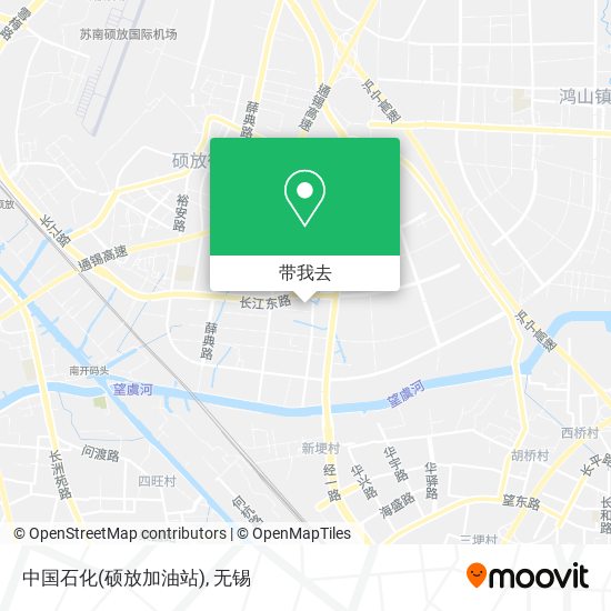 中国石化(硕放加油站)地图
