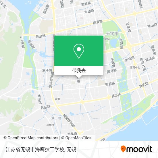 江苏省无锡市海鹰技工学校地图