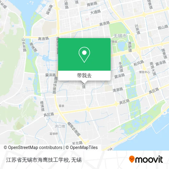 江苏省无锡市海鹰技工学校地图