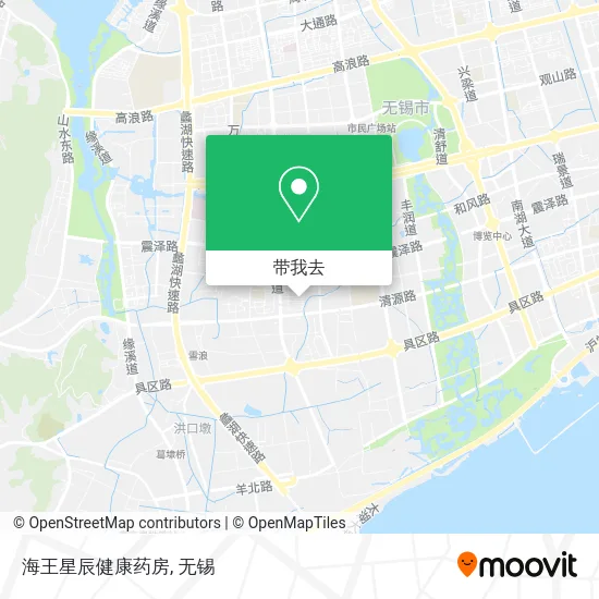 海王星辰健康药房地图