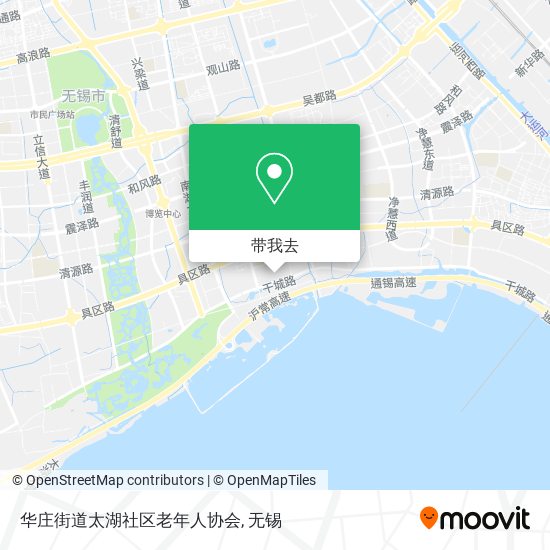 华庄街道太湖社区老年人协会地图