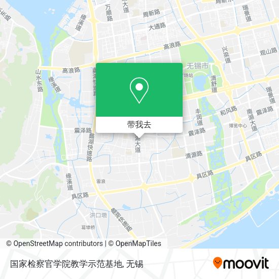 国家检察官学院教学示范基地地图