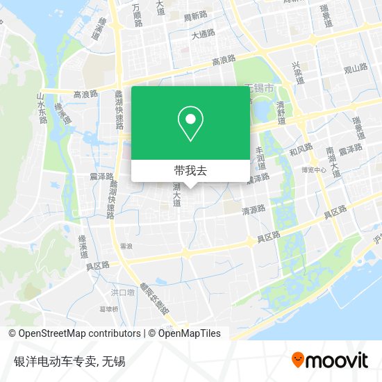银洋电动车专卖地图