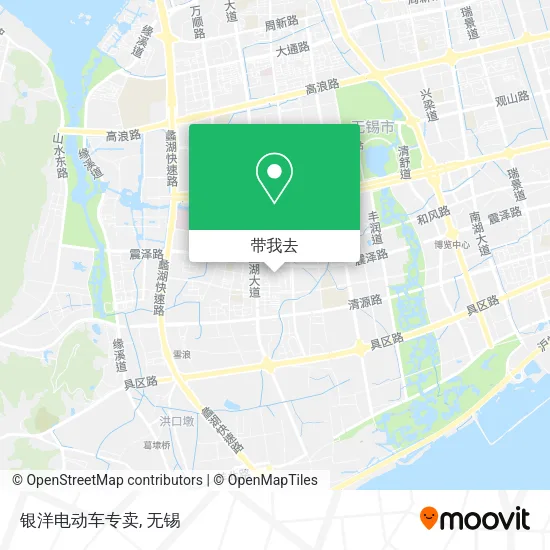银洋电动车专卖地图