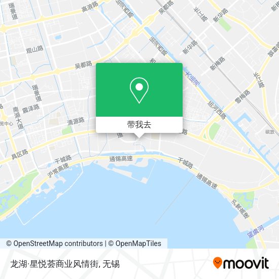 龙湖·星悦荟商业风情街地图