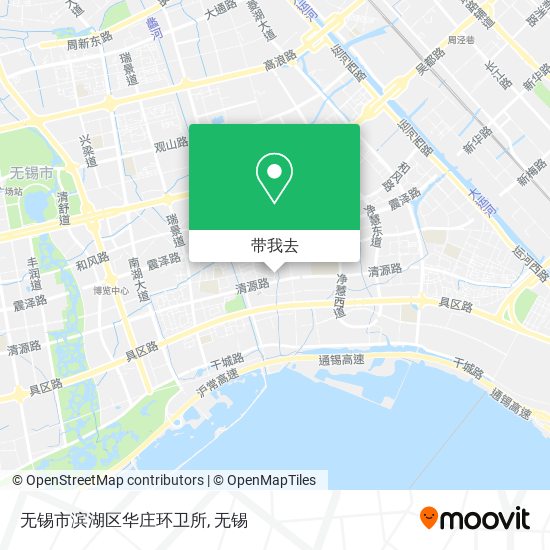 无锡市滨湖区华庄环卫所地图