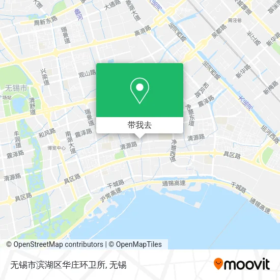 无锡市滨湖区华庄环卫所地图