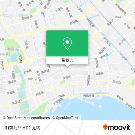 明前商务宾馆地图