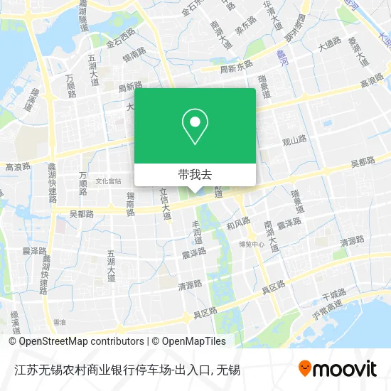 江苏无锡农村商业银行停车场-出入口地图
