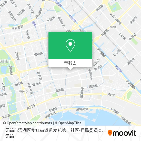 无锡市滨湖区华庄街道凯发苑第一社区-居民委员会地图