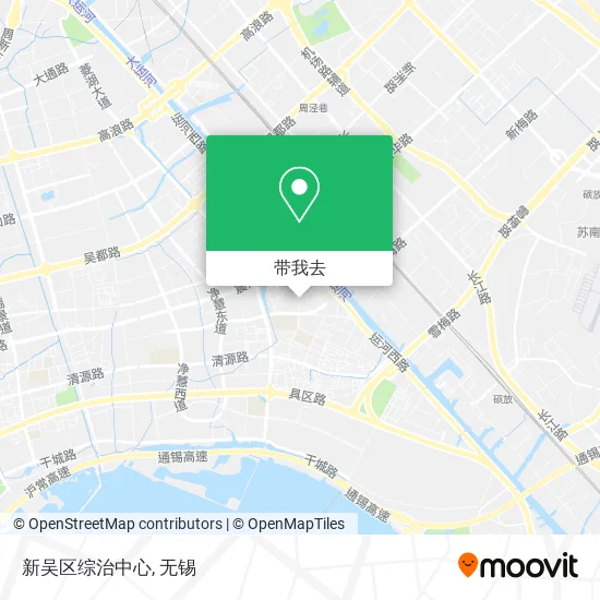 新吴区综治中心地图