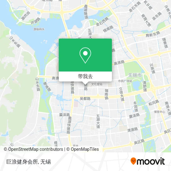 巨浪健身会所地图