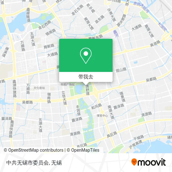 中共无锡市委员会地图