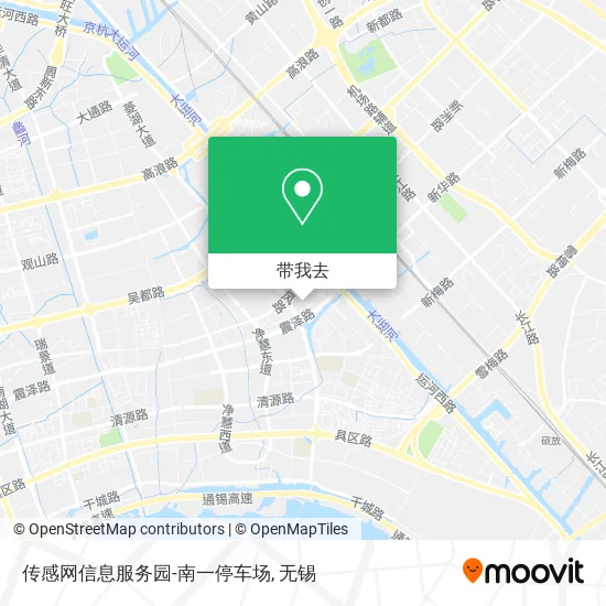 传感网信息服务园-南一停车场地图